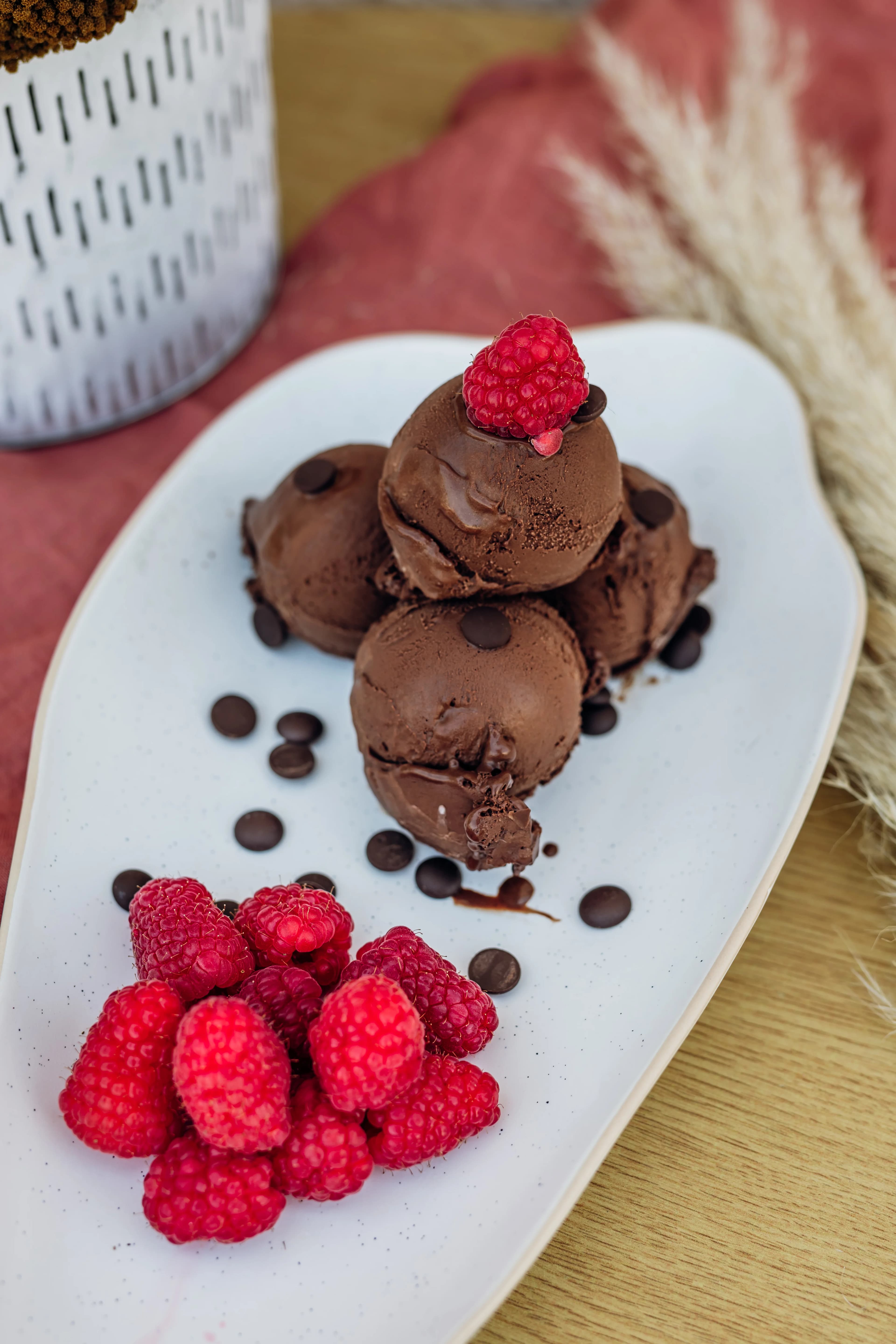 étcsokoládé málnával wellness